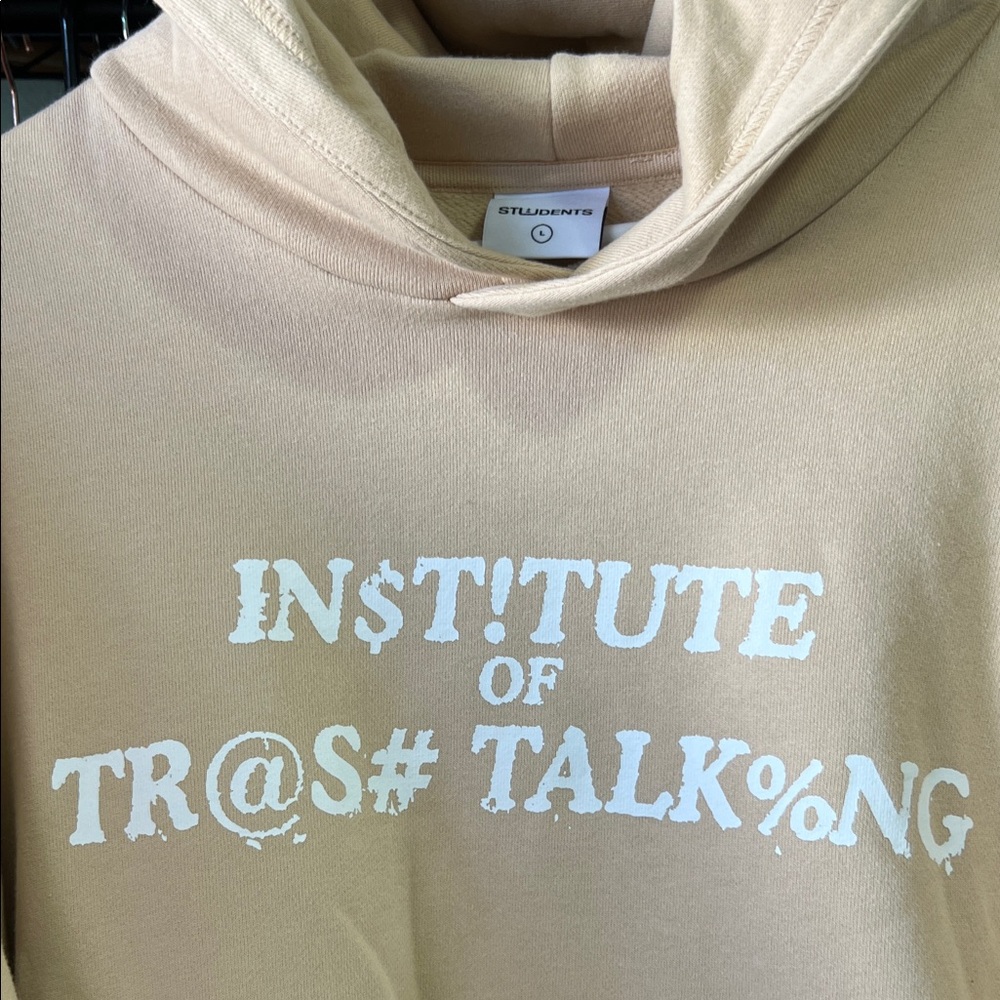 STUDENTS GOLF: “Institute Of Trash Talking” Heavyweight Hoodie NWT - Picture 4 of 7